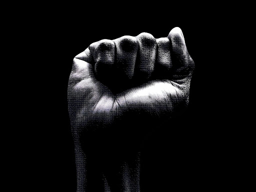 raised fist