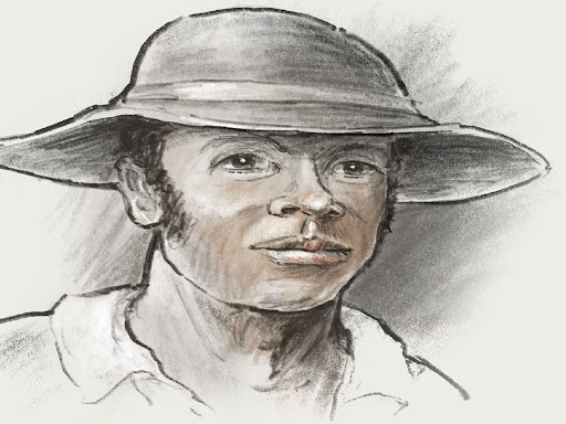 illustration of harry washington