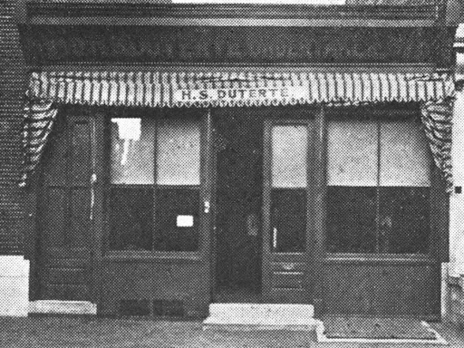 front of the house