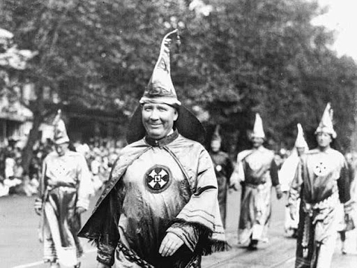 imperial wizard of the KKK in garb