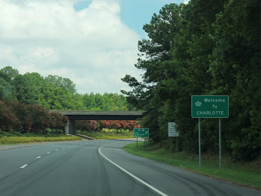 sign that says welcome to charlotte