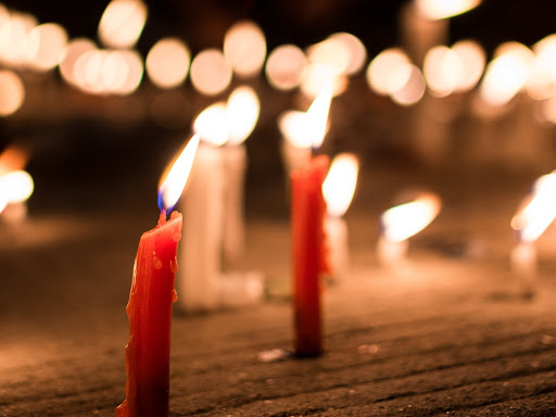 candles that are lit