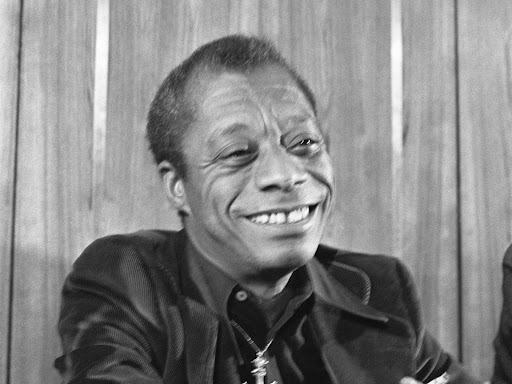 james baldwin smiling
