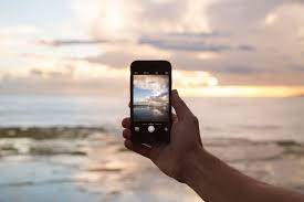 a person holding a cell phone 