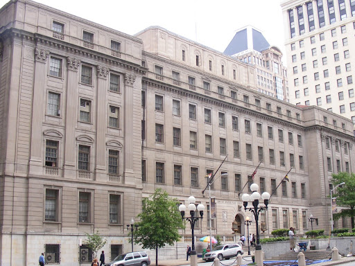 front of the courthouse
