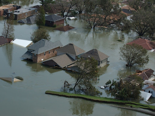 photograph of hurricane katrina