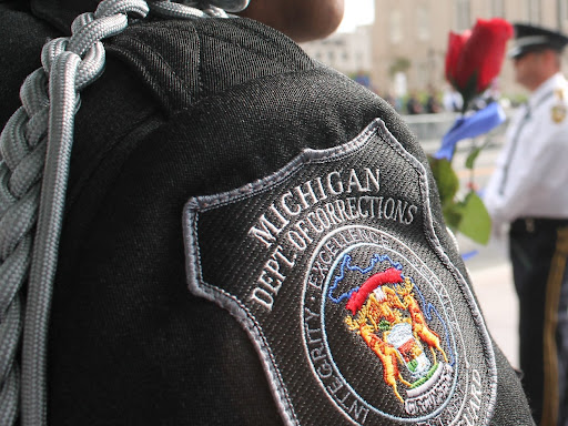 michigan department of corrections officer in uniform