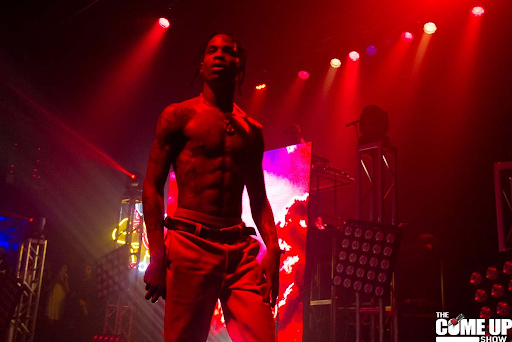travis scott at the come up show