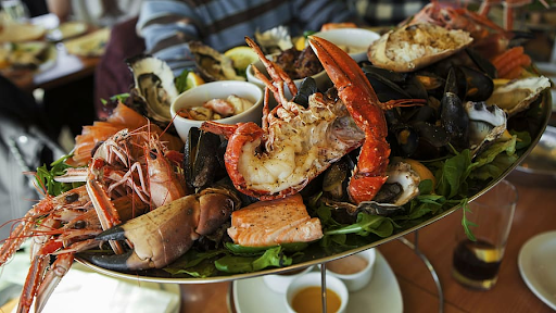 plate of lobster
