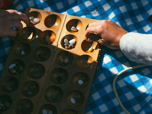 mancala game board