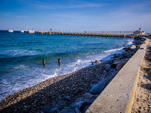 sidewalk by the seaside