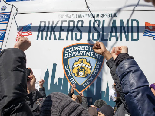 rikers island protest