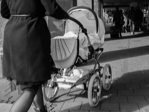 vintage baby stroller
