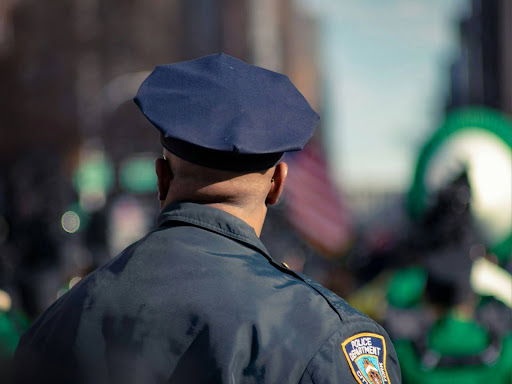 man wearing police uniform