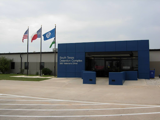 outside of a private prison complex