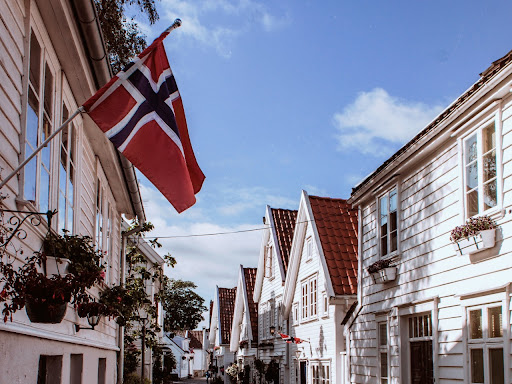 view of a street in norway