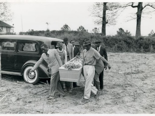 funeral of nineteen year old black saw mill worker