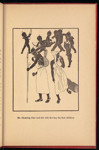 illustration of an african fairy tale