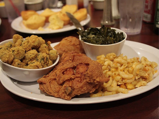 plate of food on a table