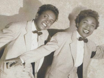 Jewel Welch & Edwinda Evelyn standing together
