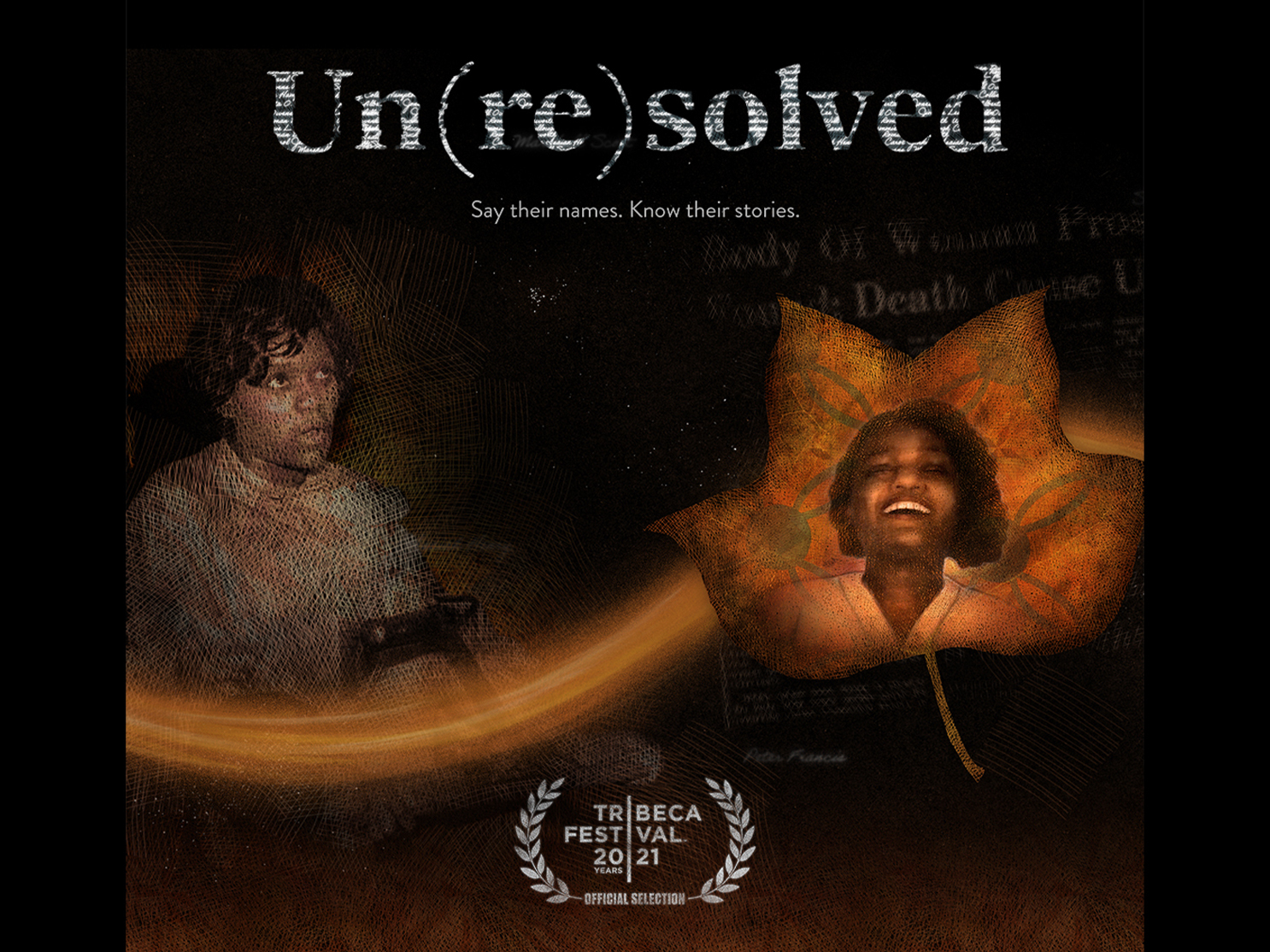 Advertisement for Unresolved podcast featuring Alberta Jones story