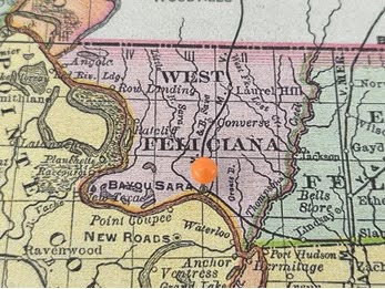 map of west feliciana parish