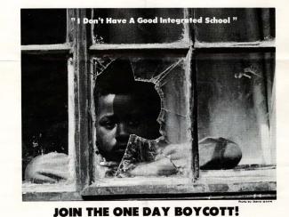 New York City school boycott flier