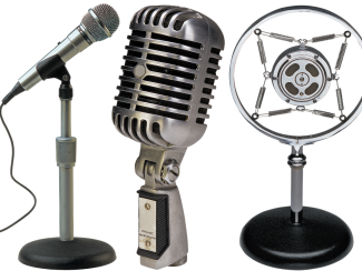 Three different microphones