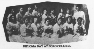 Diploma Day at Poro College, 1920