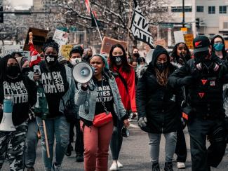Black Lives Matter demonstrators