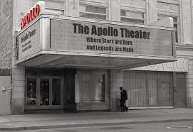 Exterior entrance of the Apollo Theater 