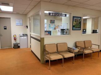 empty hospital waiting room
