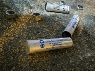expired teargas cans