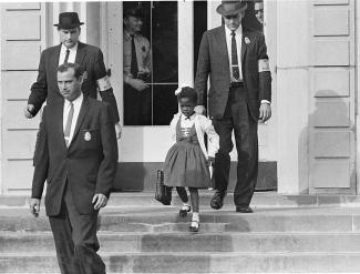 US Marshals with young Ruby Bridges