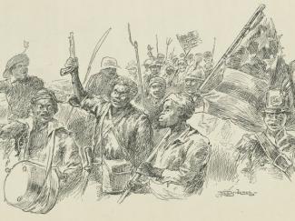1811 German Coast Uprising drawing