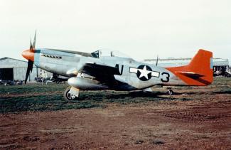 Tuskegee P-51 airplane