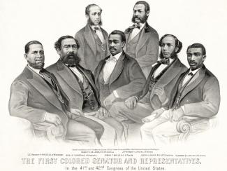 First Colored Senators and Representatives depiction