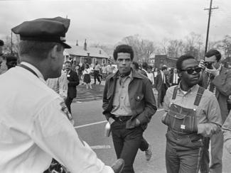 Students marching