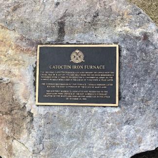 Catoctin Furnace Stone, March 2021