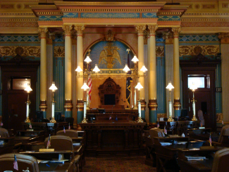 State senate room