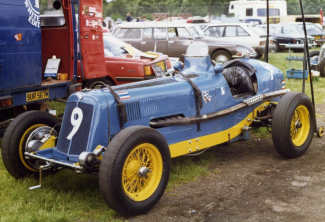 Antique race car