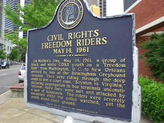 Freedom Rider plaque