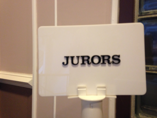 Jurors sign