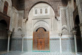 Al-Attarine Madrasa in Fes, Morocco