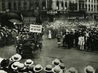 UNIA parade organized in Harlem, NY