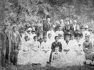 Juneteenth celebration at Emancipation Park circa 1880