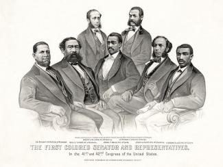 First colored senators and representatives