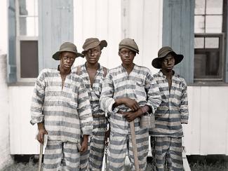 A Southern chain gang circa 1903