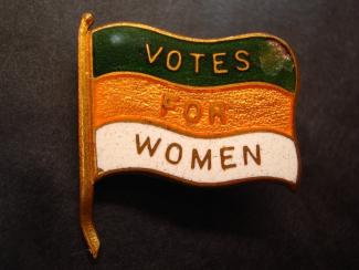 Votes For Women lapel pin