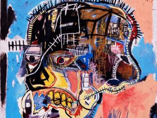Untitled canvas by Jean-Michel Basquiat